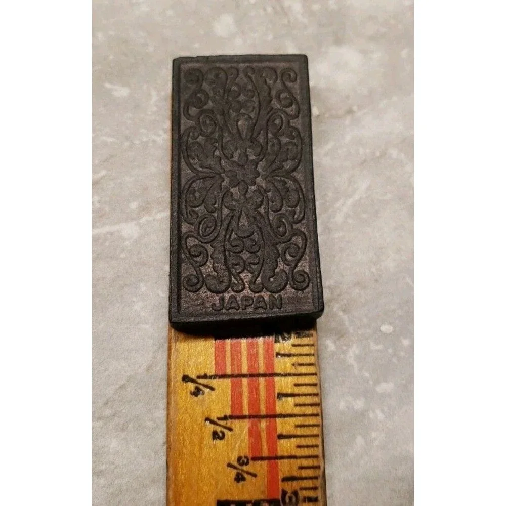 Vintage 1970 Willis Import Wooden Dominoes Set - Double Six - Made in Japan